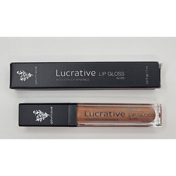 Younique Moodstruck Minerals Lucrative Lip Gloss Lunar New in Box - Picture 1 of 6